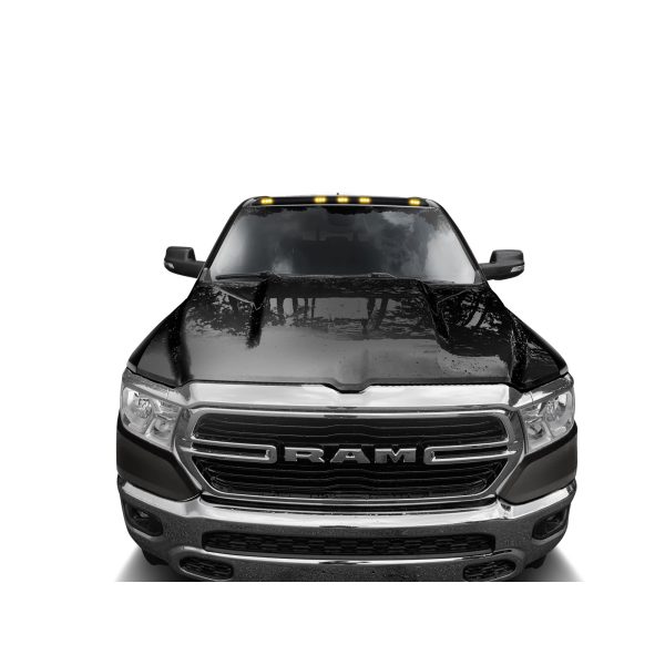Auto Ventshade 698004-AXR Aerocab Color Marker Light, Bril Blk Crystal Perlcoat, fits 16-18 Ram 1500 Excludes Sport And Rebel Models