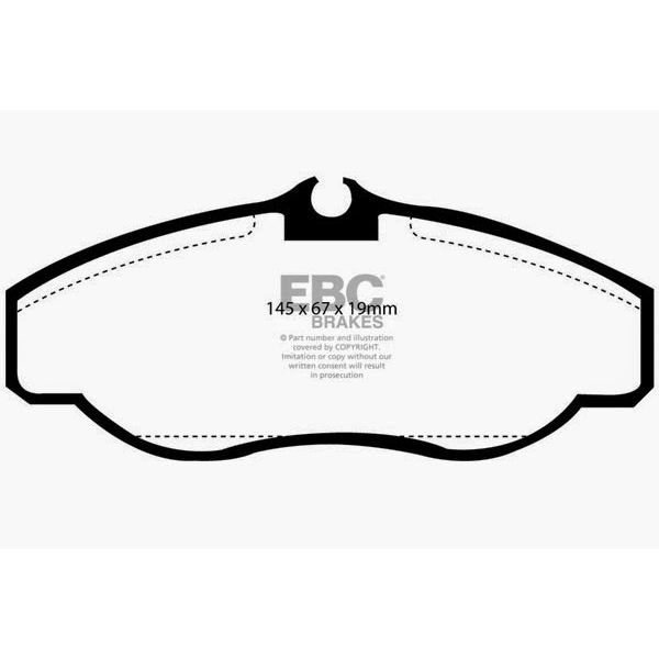 6000 Series Greenstuff Truck/SUV Brakes Disc Pads