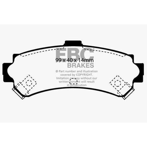 Redstuff Ceramic Low Dust Brake Pads