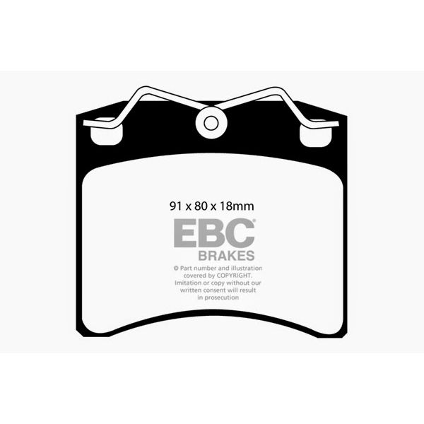 6000 Series Greenstuff Truck/SUV Brakes Disc Pads