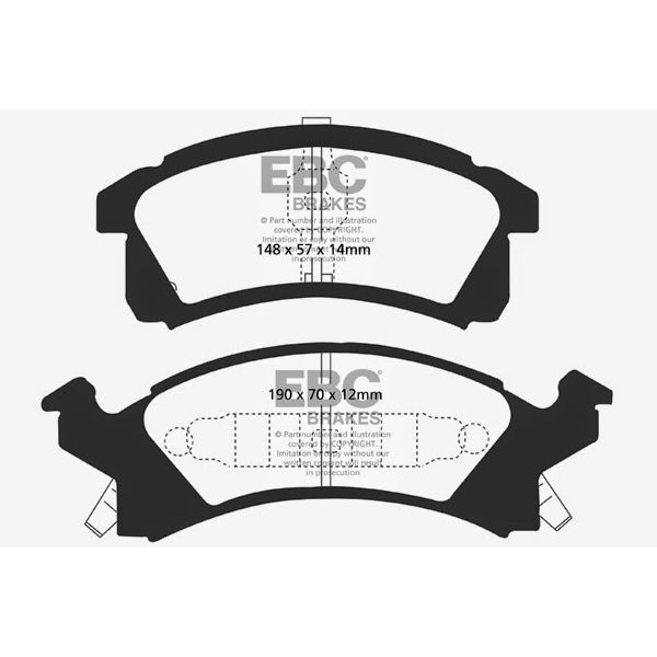 Redstuff Ceramic Low Dust Brake Pads