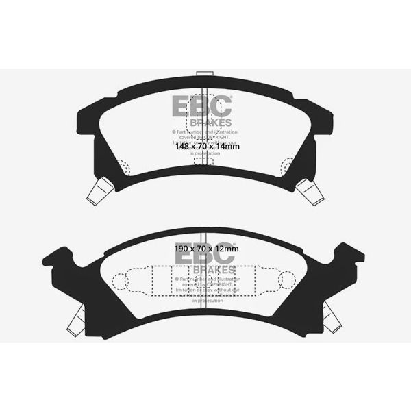 Redstuff Ceramic Low Dust Brake Pads