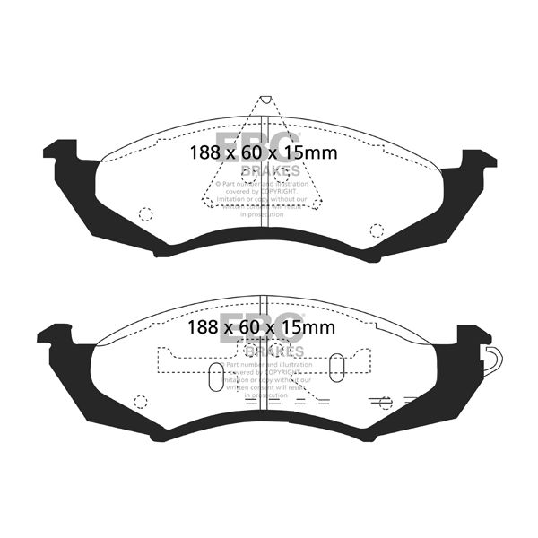 Redstuff Ceramic Low Dust Brake Pads