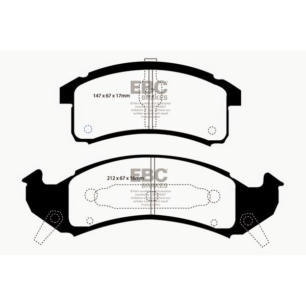 Redstuff Ceramic Low Dust Brake Pads