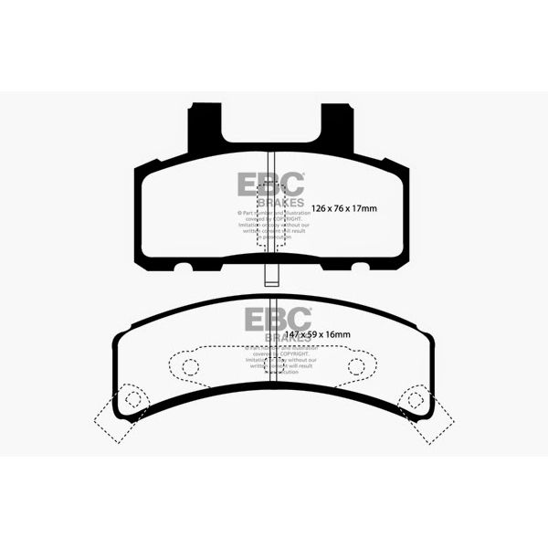 Redstuff Ceramic Low Dust Brake Pads