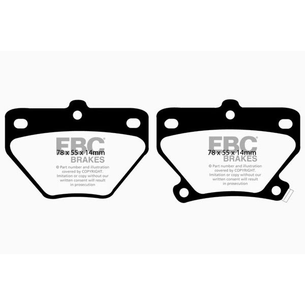 Redstuff Ceramic Low Dust Brake Pads