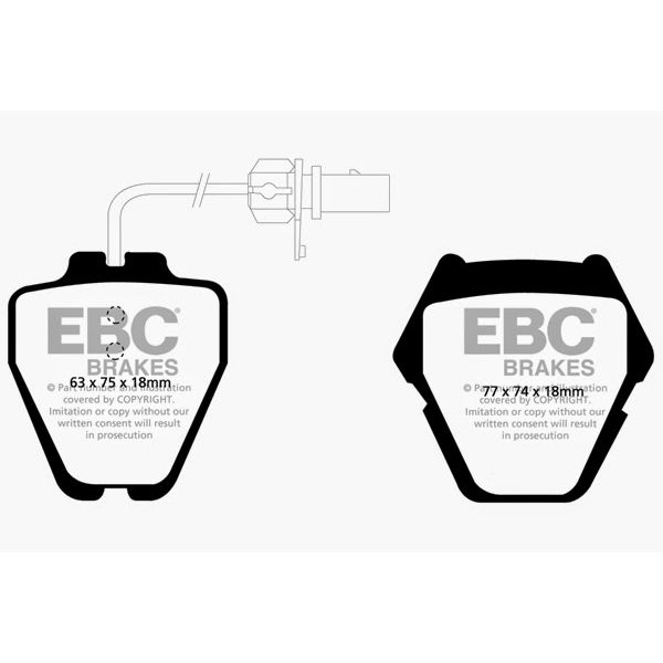 Redstuff Ceramic Low Dust Brake Pads