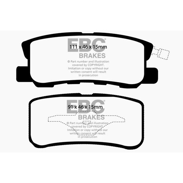 Redstuff Ceramic Low Dust Brake Pads
