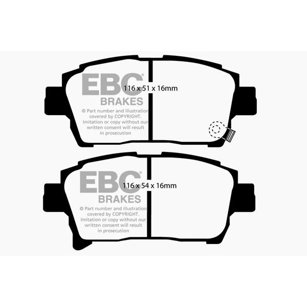 Redstuff Ceramic Low Dust Brake Pads