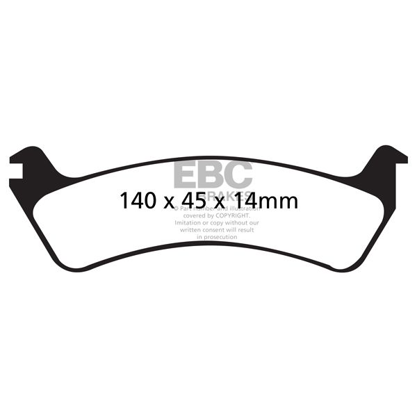 6000 Series Greenstuff Truck/SUV Brakes Disc Pads