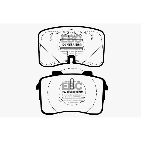 Redstuff Ceramic Low Dust Brake Pads