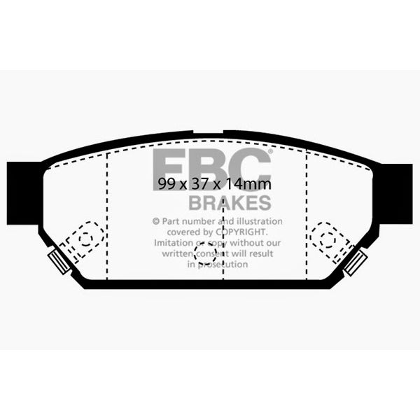 Redstuff Ceramic Low Dust Brake Pads