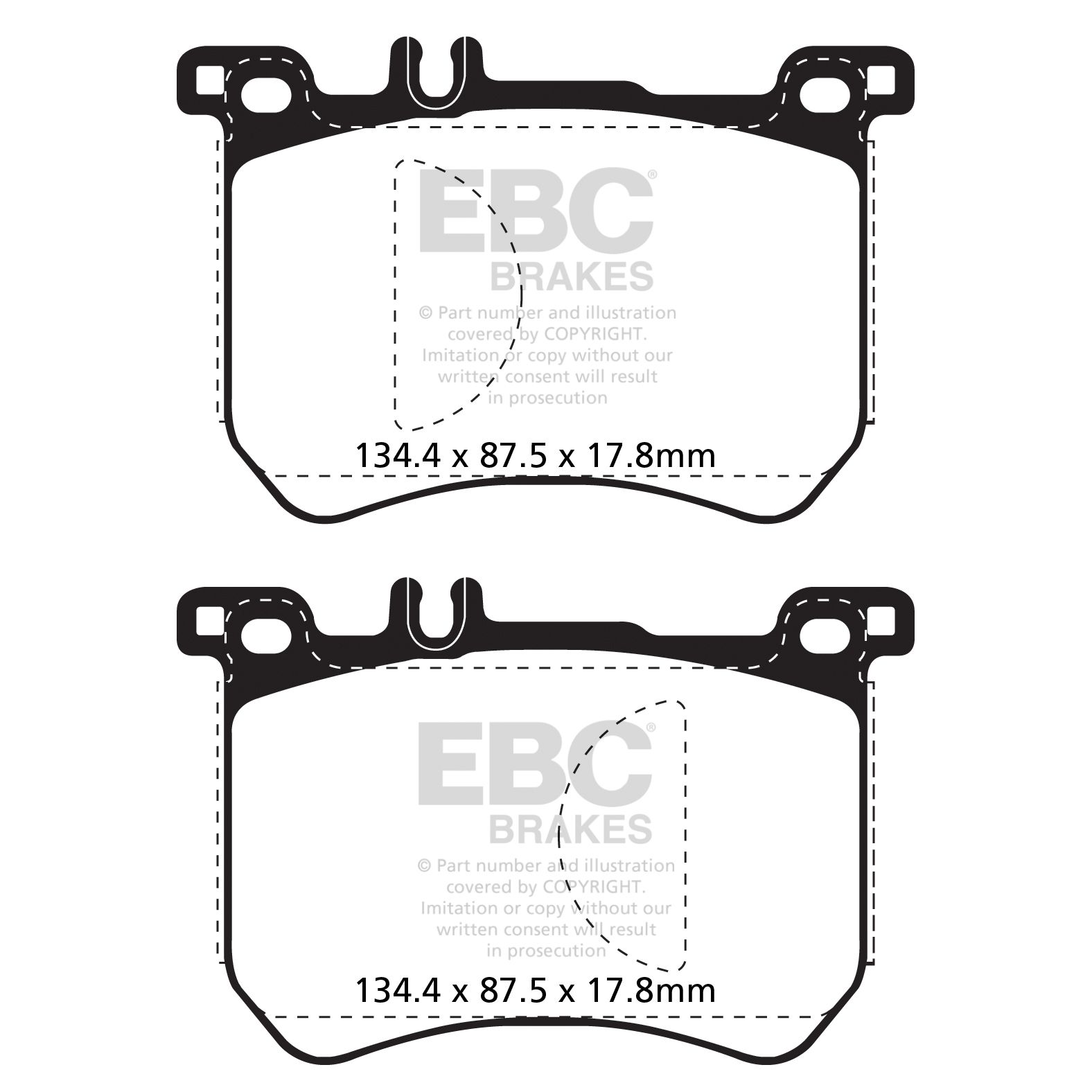 Redstuff Ceramic Low Dust Brake Pads