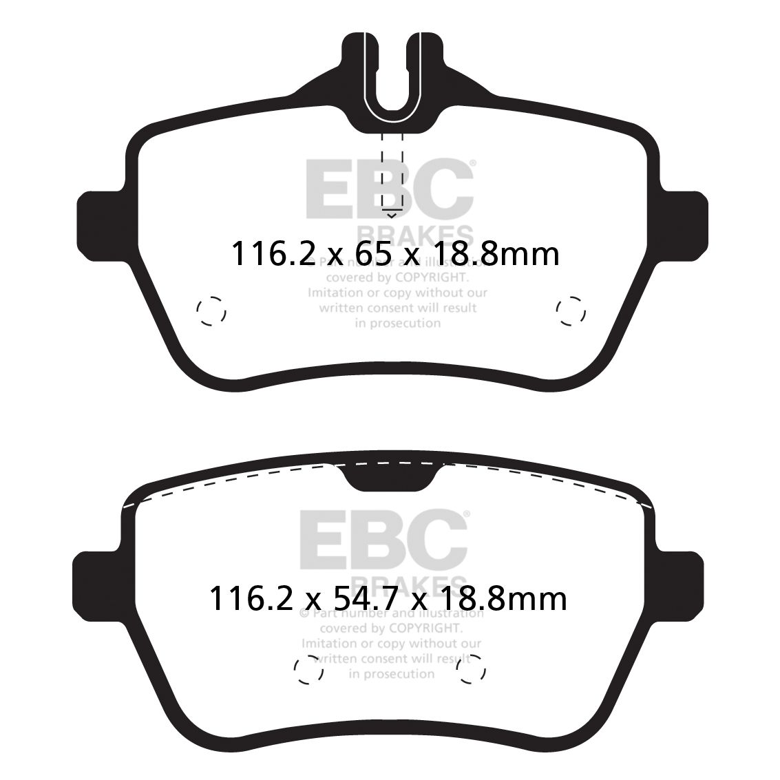 Redstuff Ceramic Low Dust Brake Pads