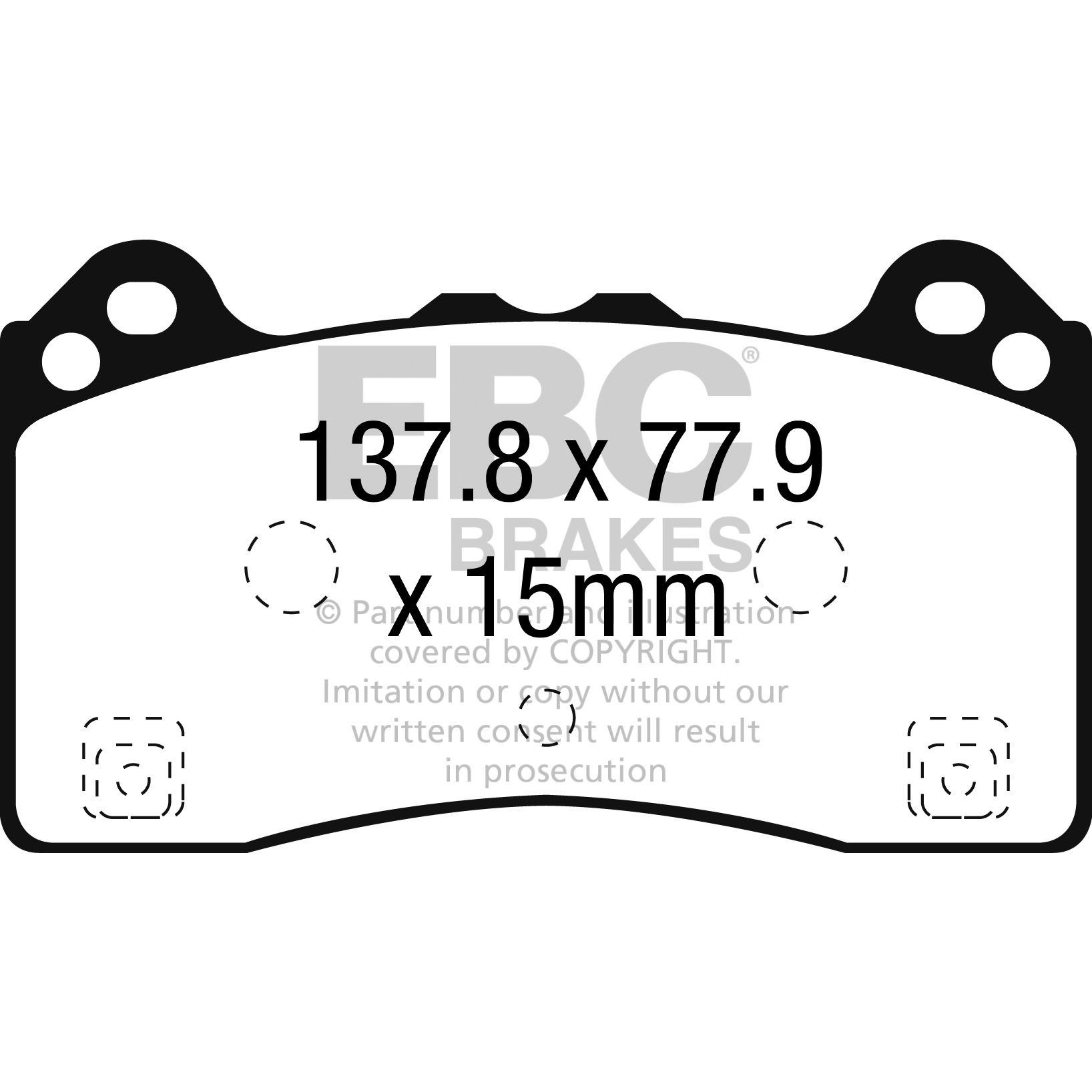 Redstuff Ceramic Low Dust Brake Pads