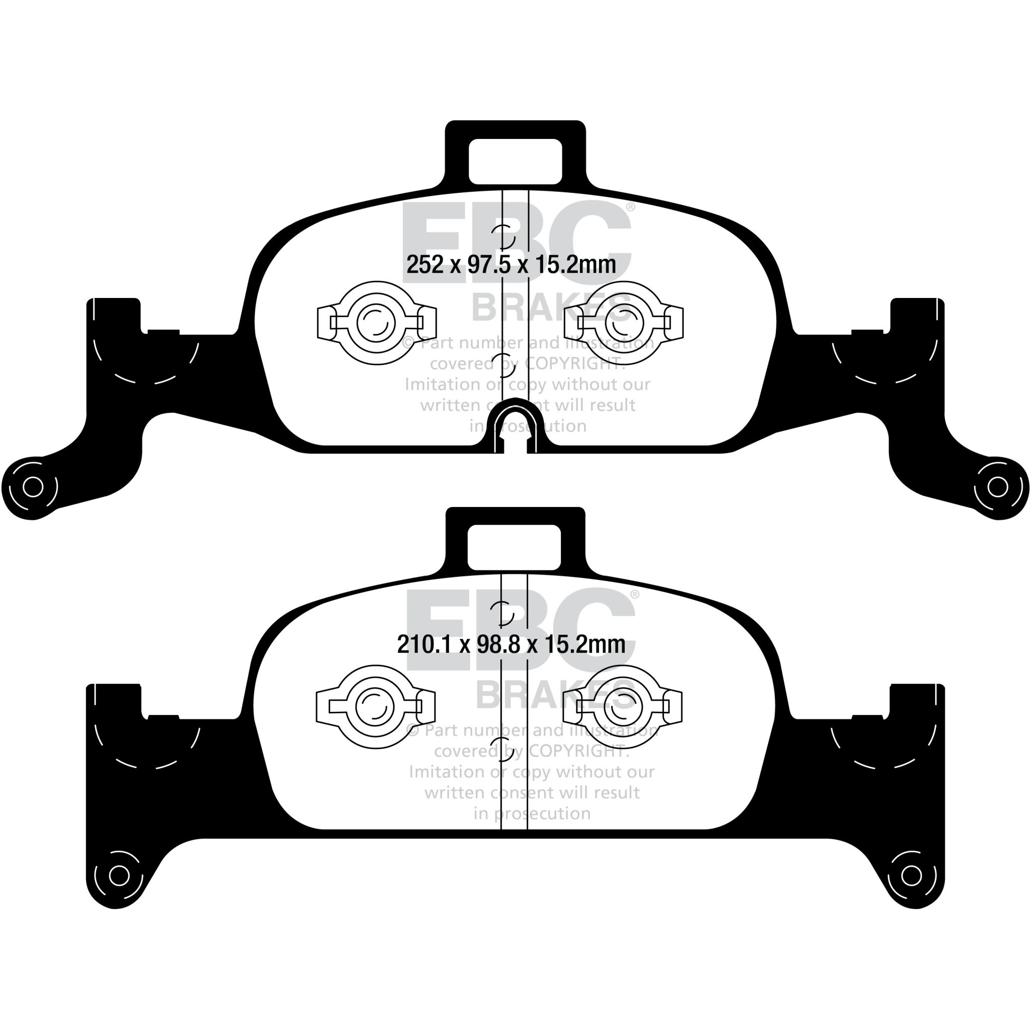 Redstuff Ceramic Low Dust Brake Pads
