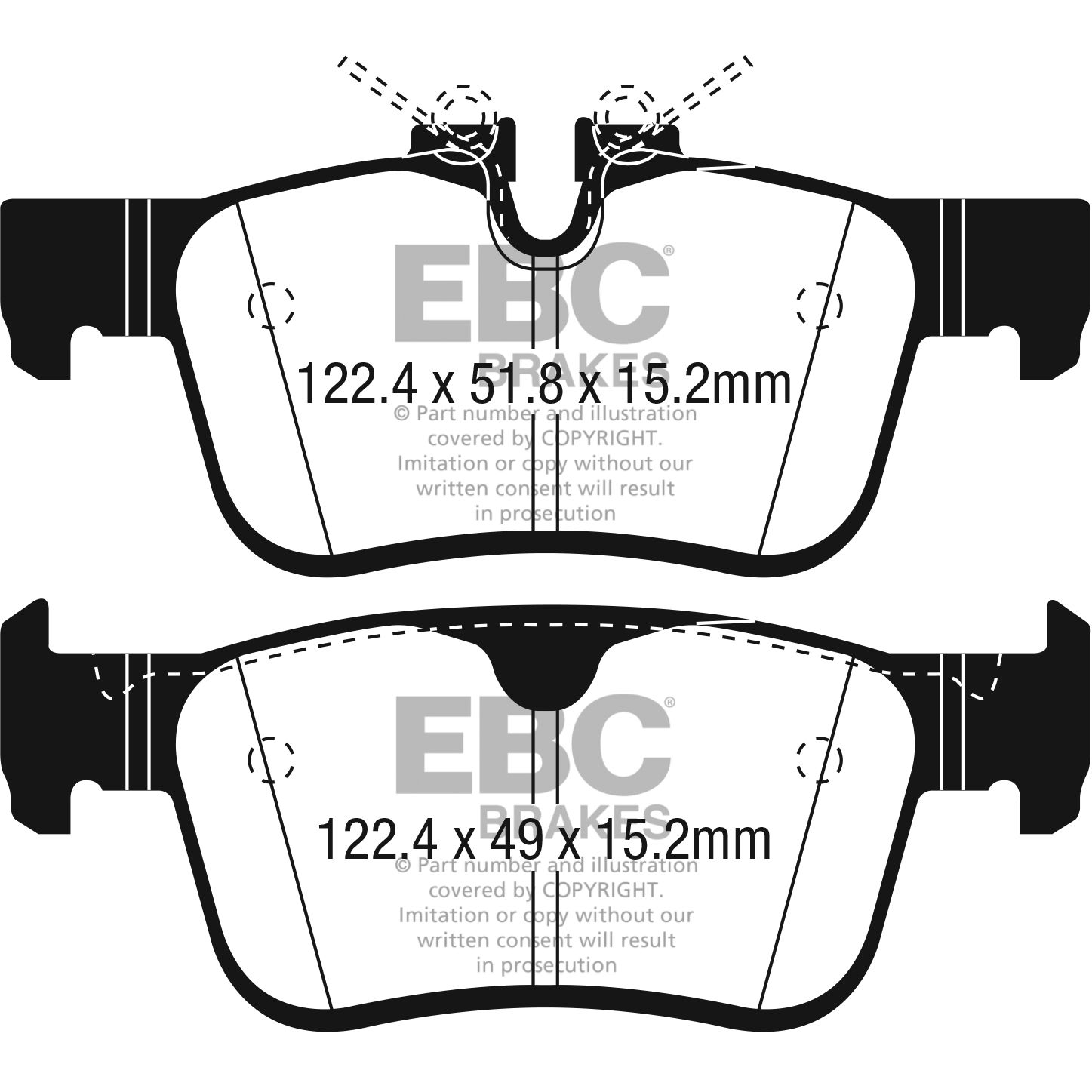 Redstuff Ceramic Low Dust Brake Pads