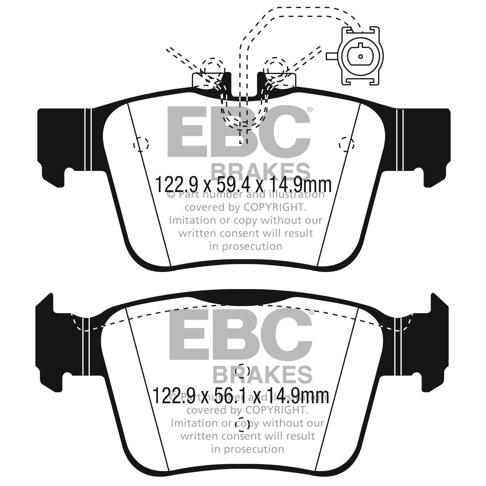 Redstuff Ceramic Low Dust Brake Pads