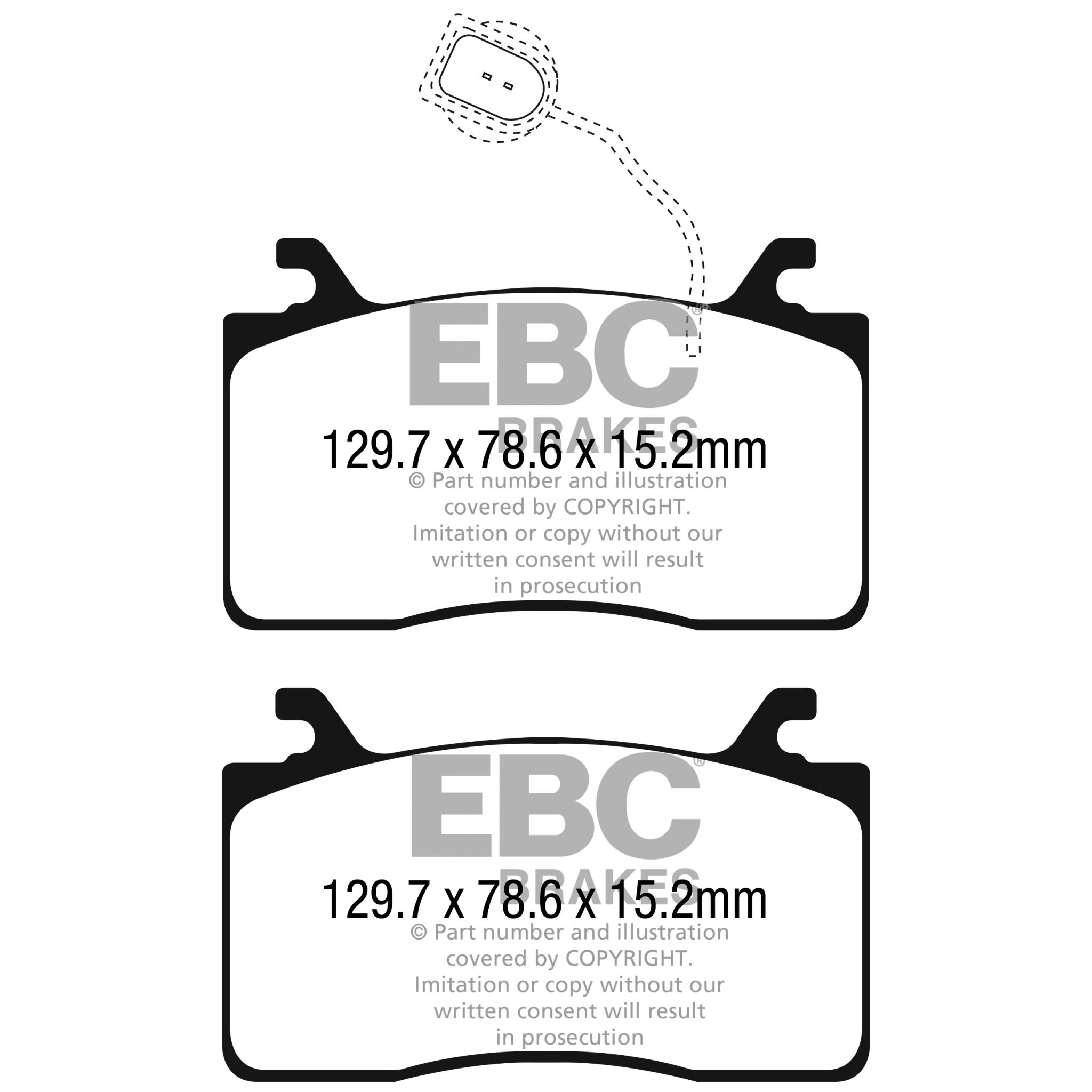 Redstuff Ceramic Low Dust Brake Pads