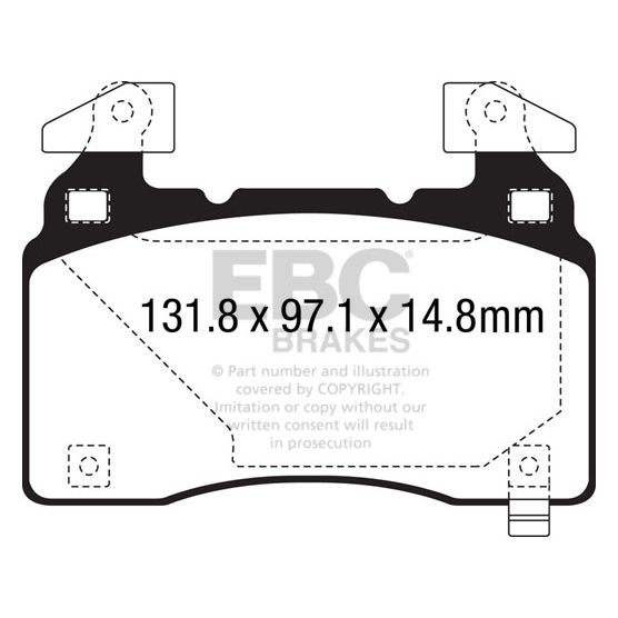 Redstuff Ceramic Low Dust Brake Pads