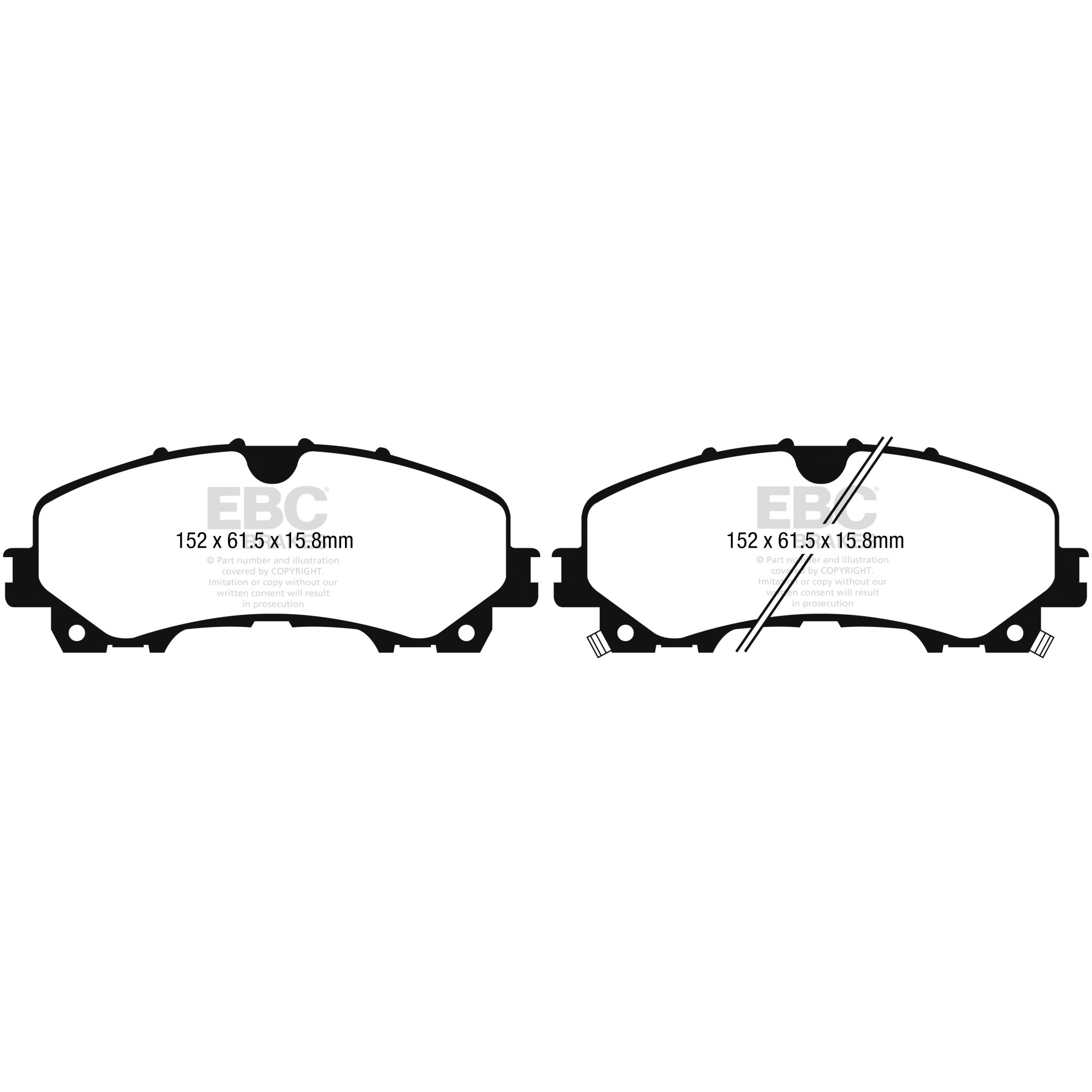 Redstuff Ceramic Low Dust Brake Pads