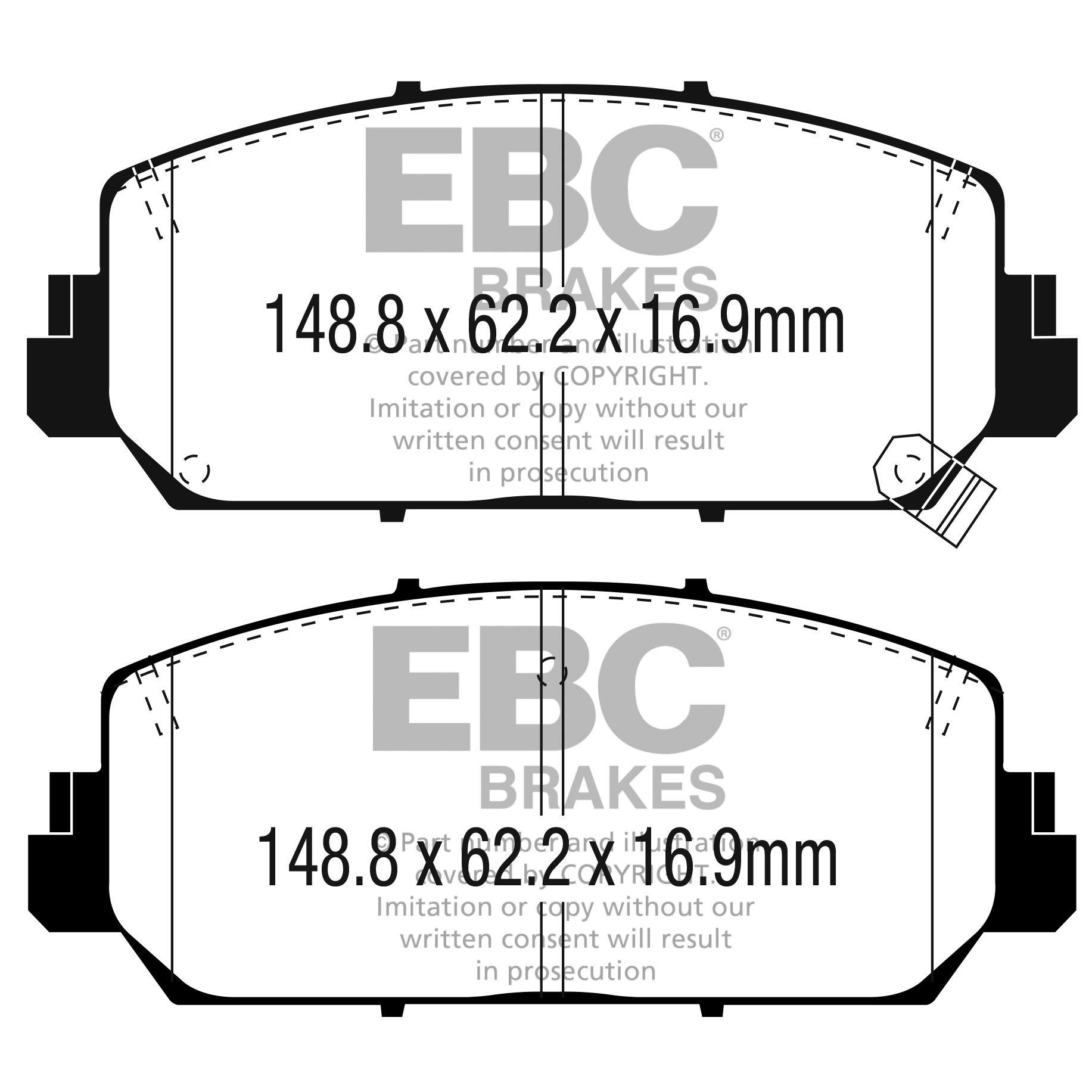 Redstuff Ceramic Low Dust Brake Pads