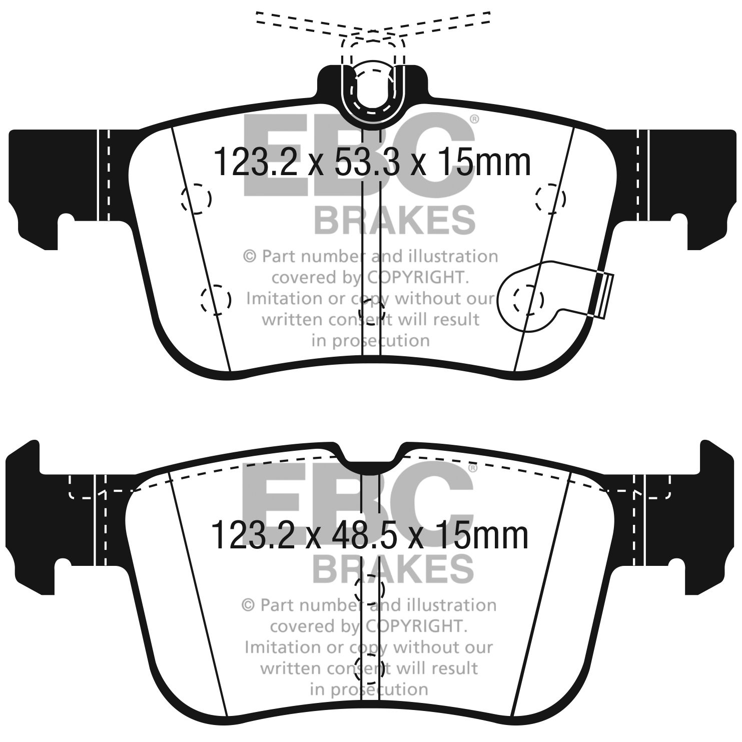Redstuff Ceramic Low Dust Brake Pads