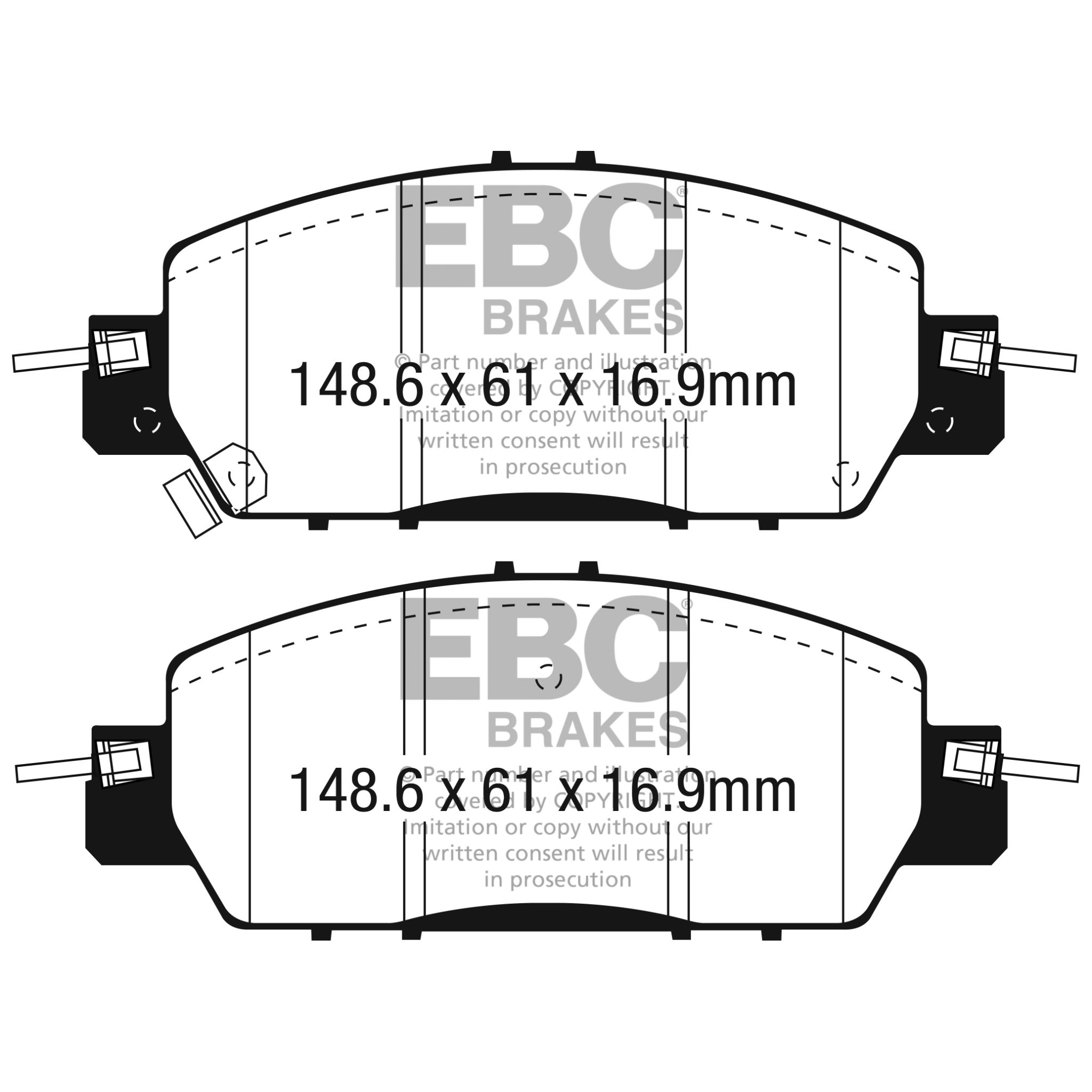 Redstuff Ceramic Low Dust Brake Pads