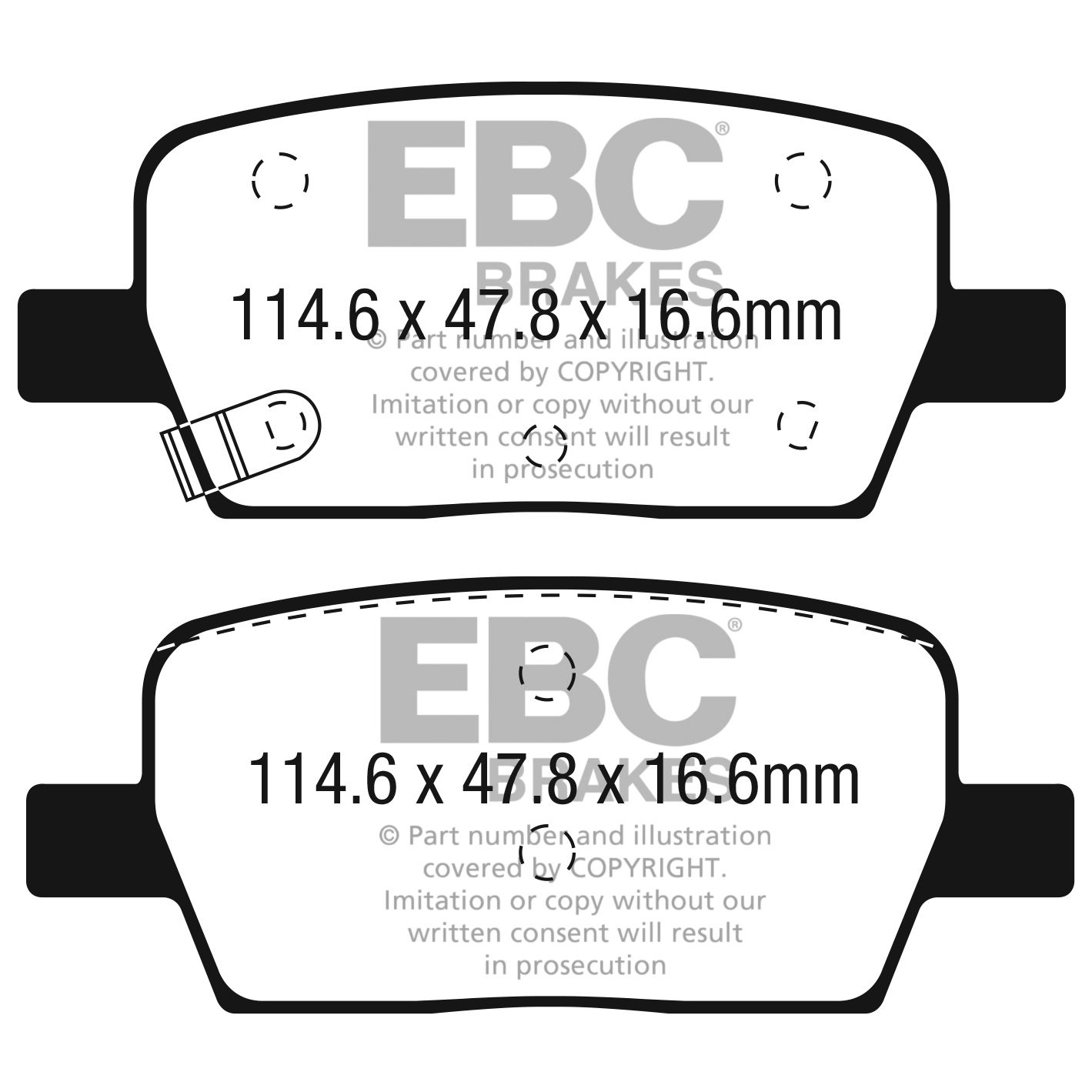 Redstuff Ceramic Low Dust Brake Pads