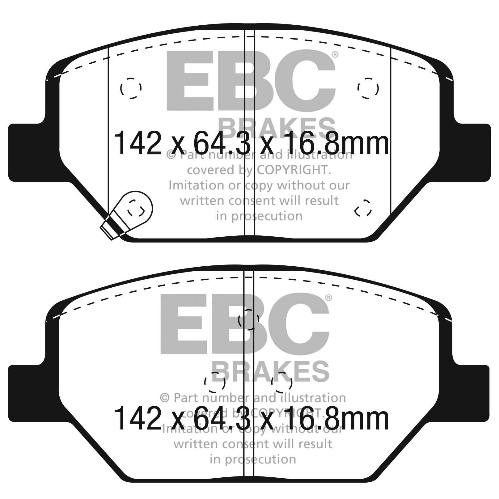 Redstuff Ceramic Low Dust Brake Pads
