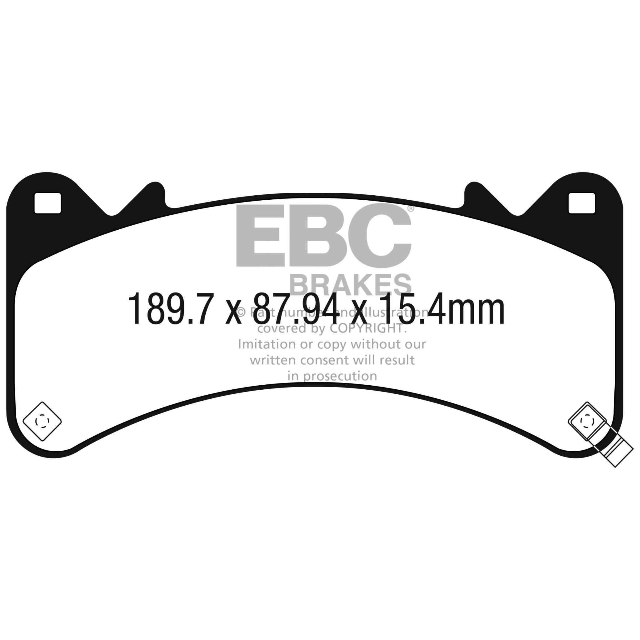 6000 Series Greenstuff Truck/SUV Brakes Disc Pads