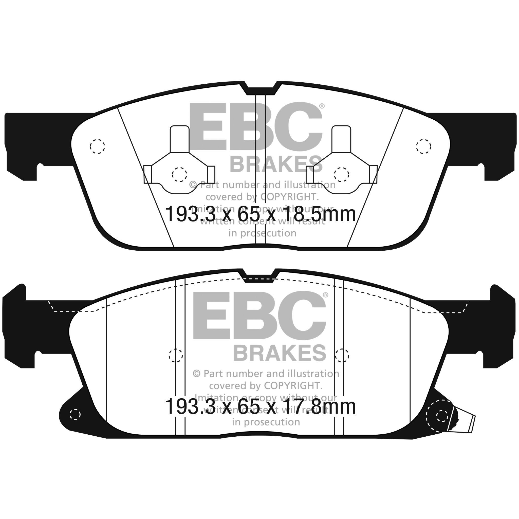 Redstuff Ceramic Low Dust Brake Pads