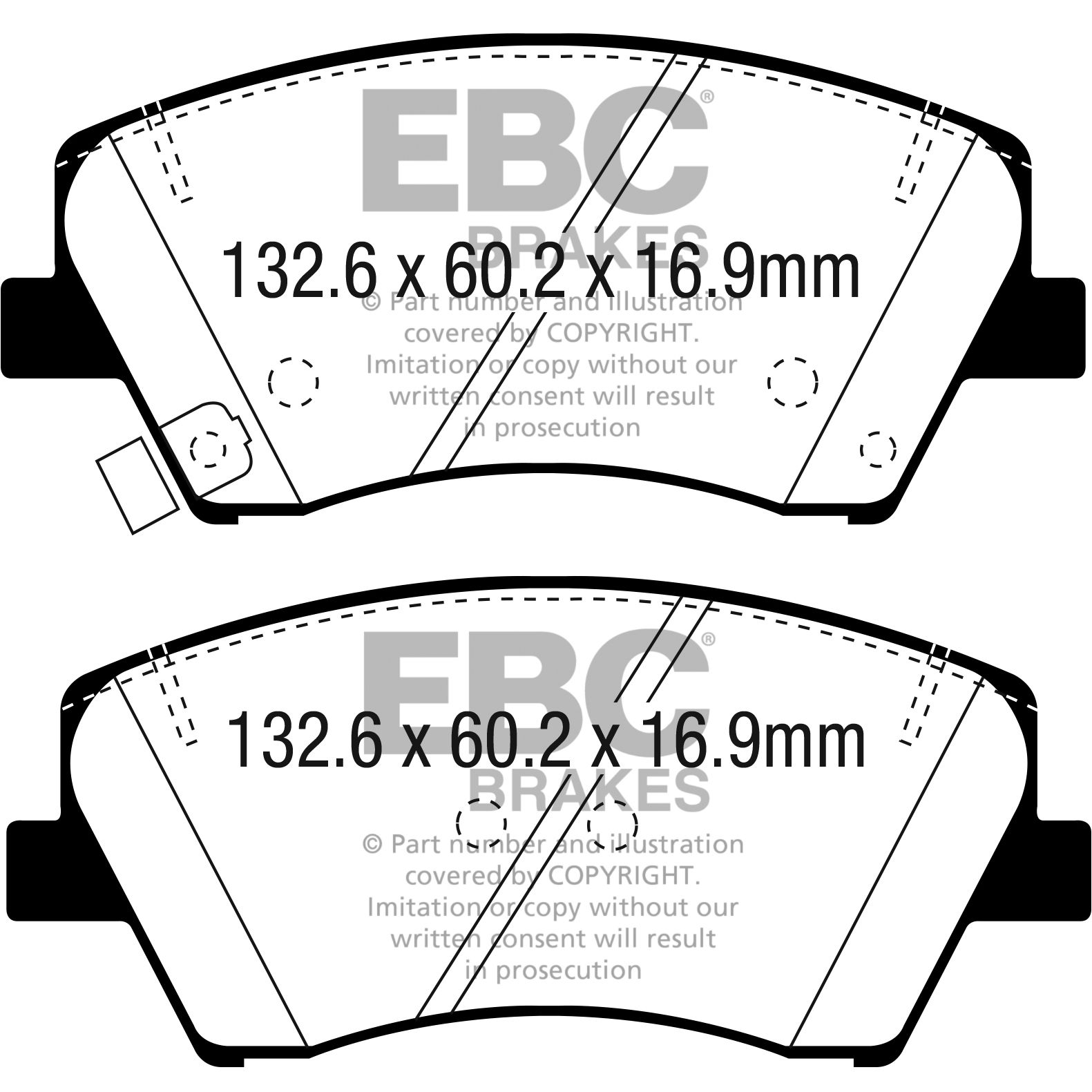 Redstuff Ceramic Low Dust Brake Pads