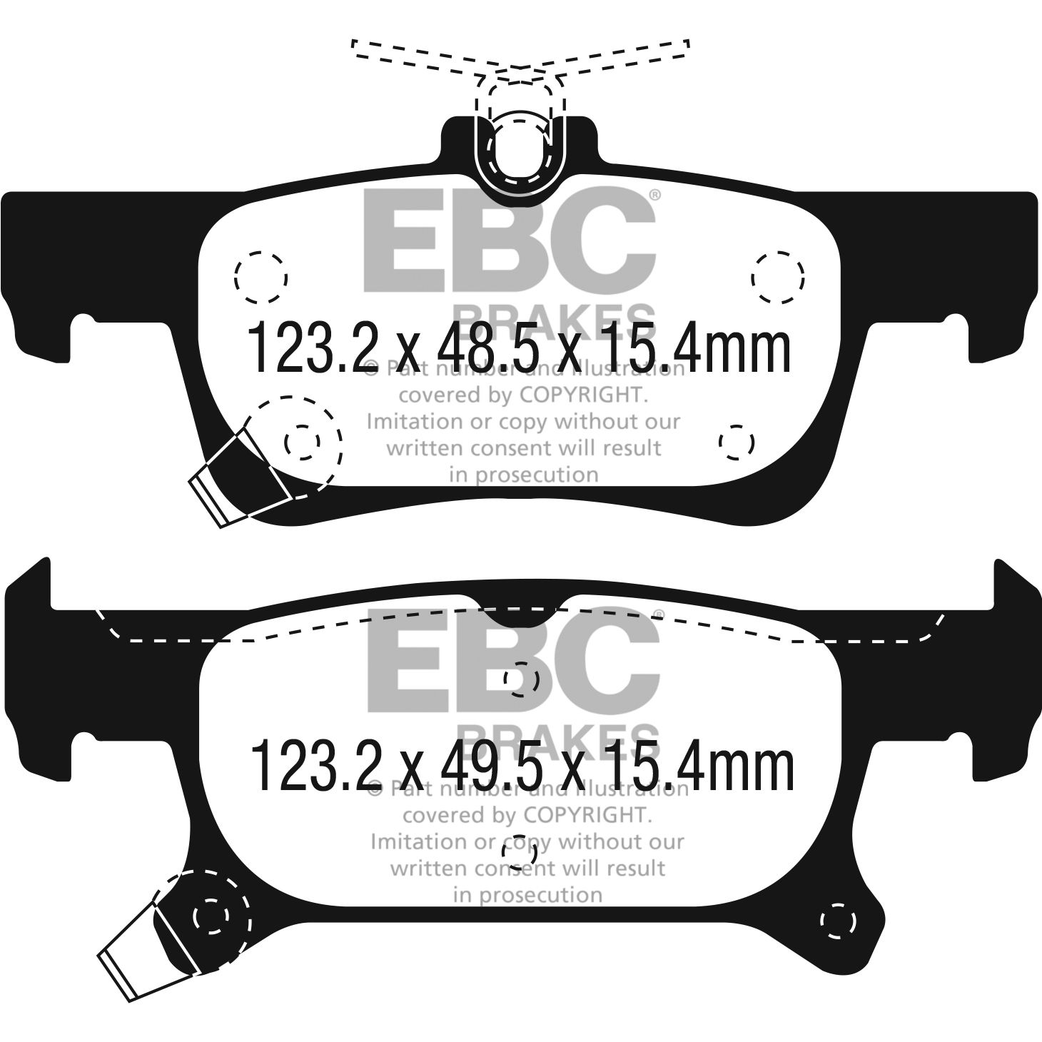 Redstuff Ceramic Low Dust Brake Pads