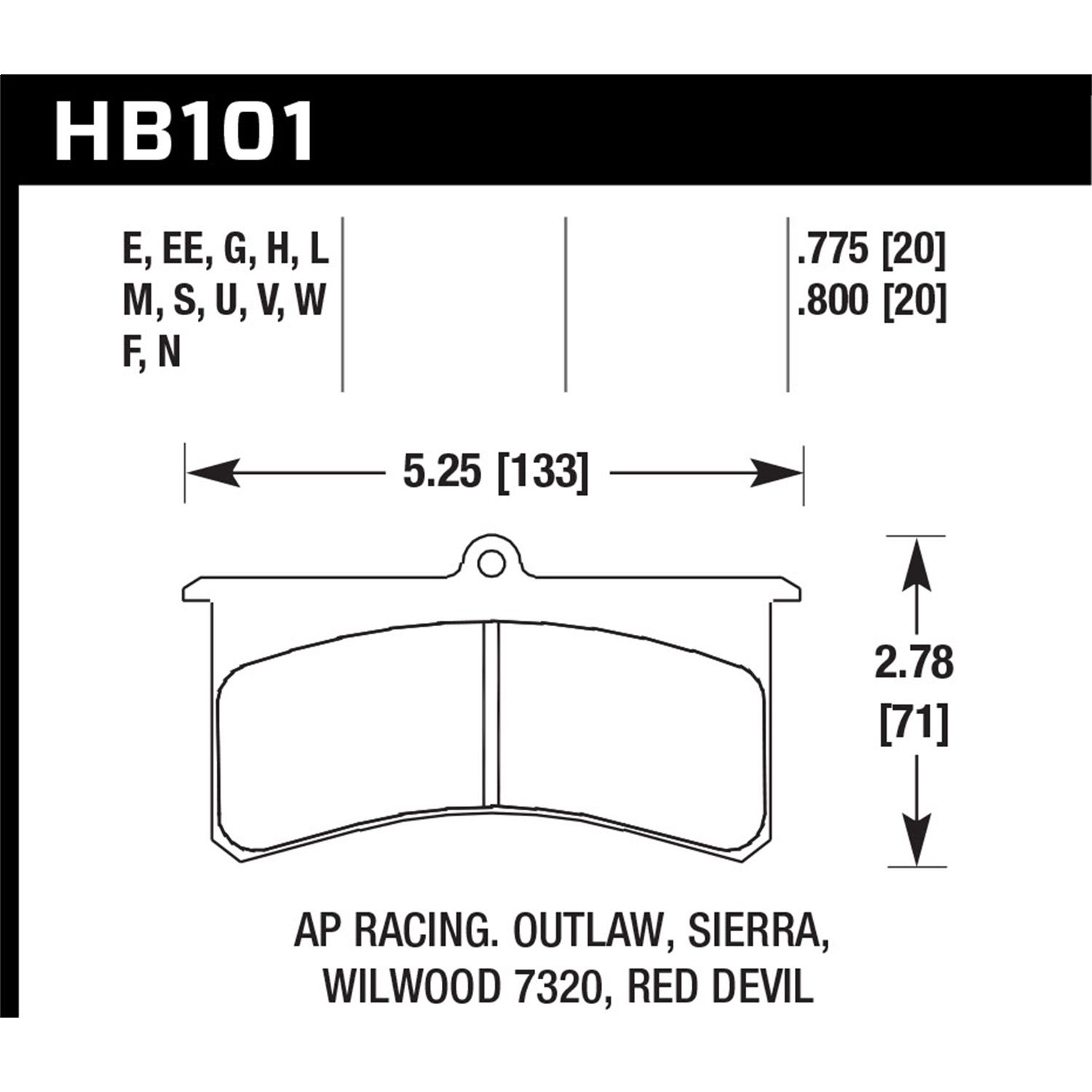 DTC-30 Disc Brake Pad