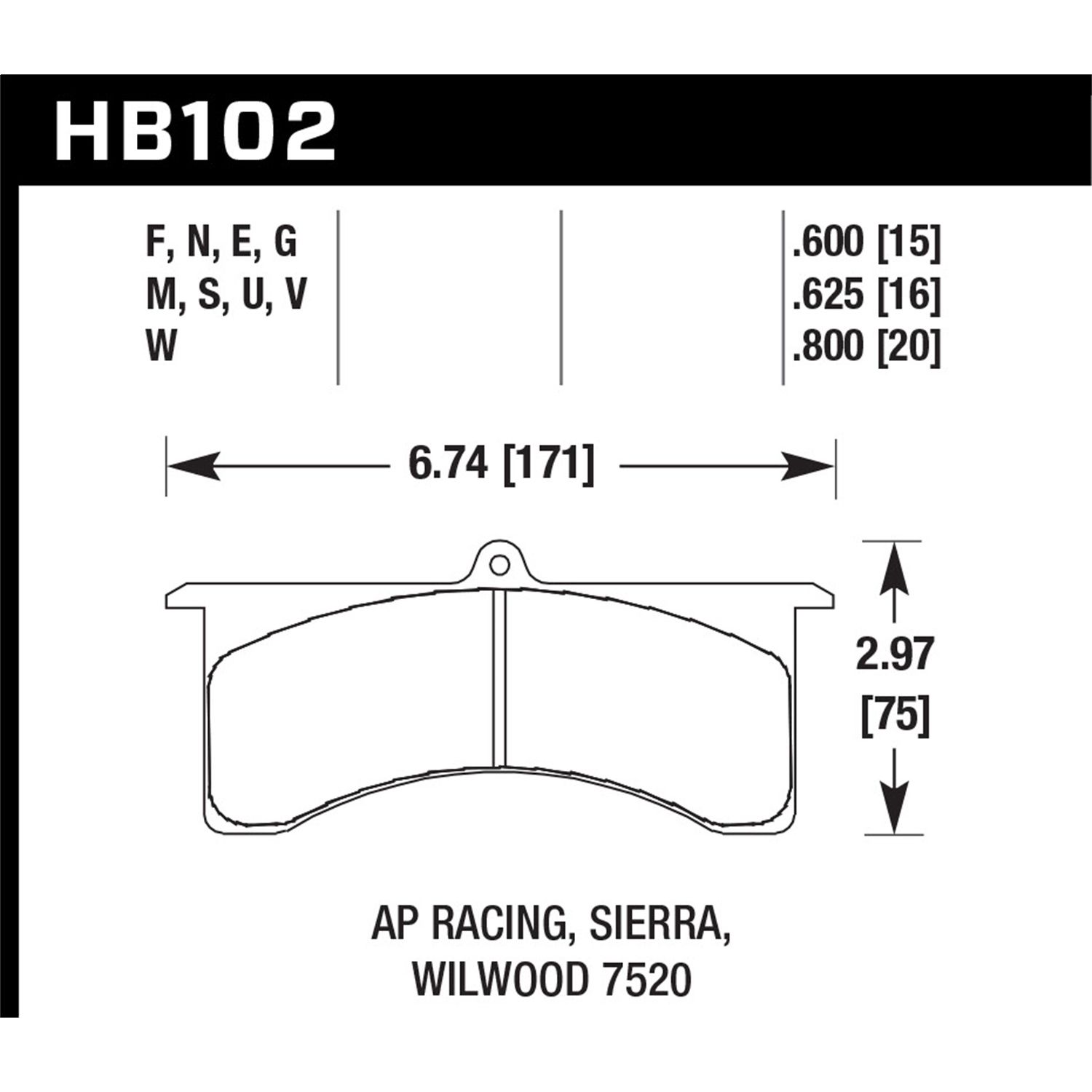 DTC-70 Disc Brake Pad