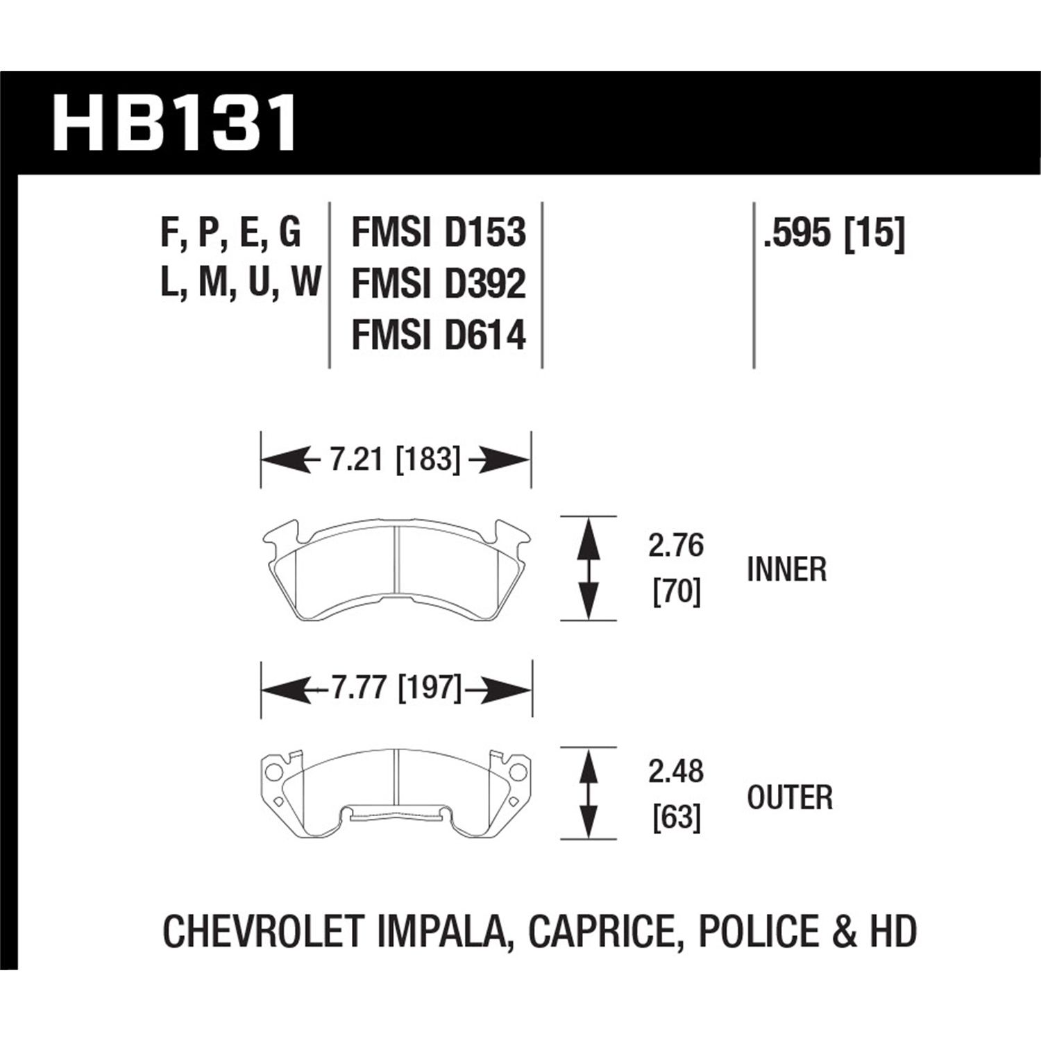 DTC-80 Disc Brake Pad