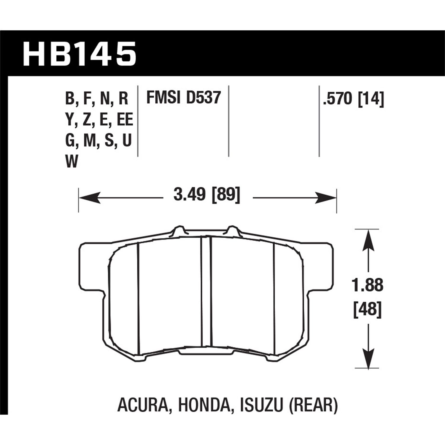 LTS Disc Brake Pad