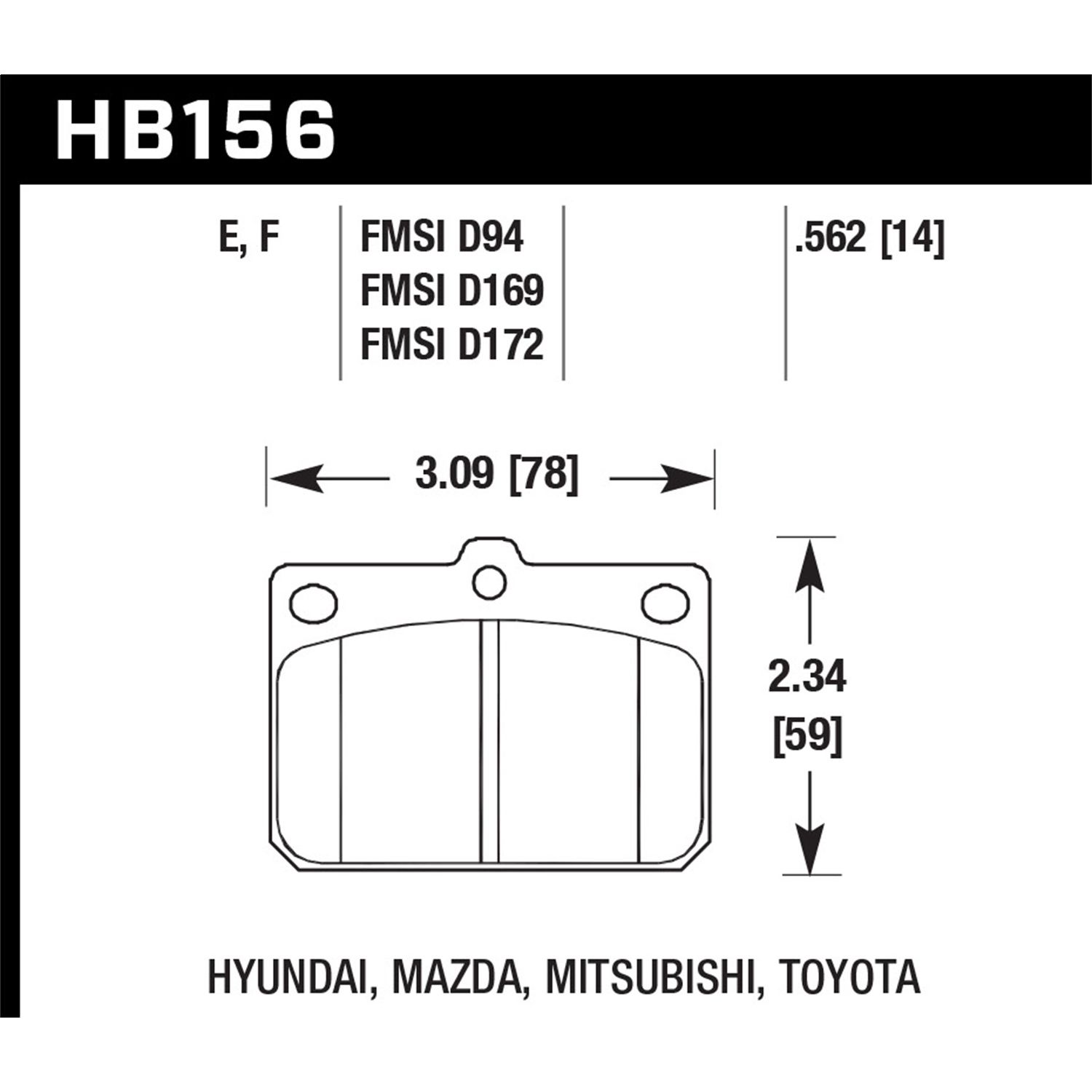 HPS Disc Brake Pad