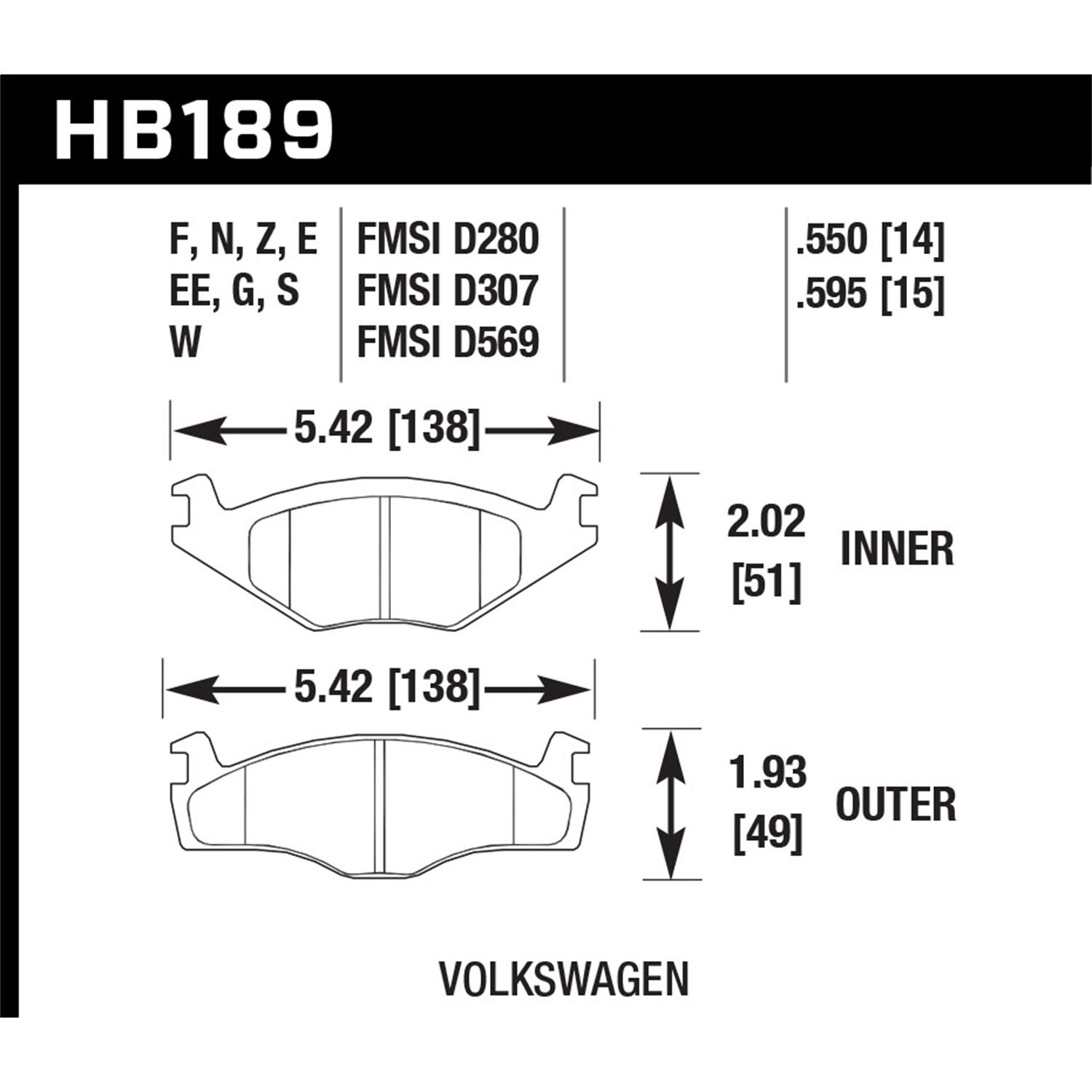 DTC-30 Disc Brake Pad