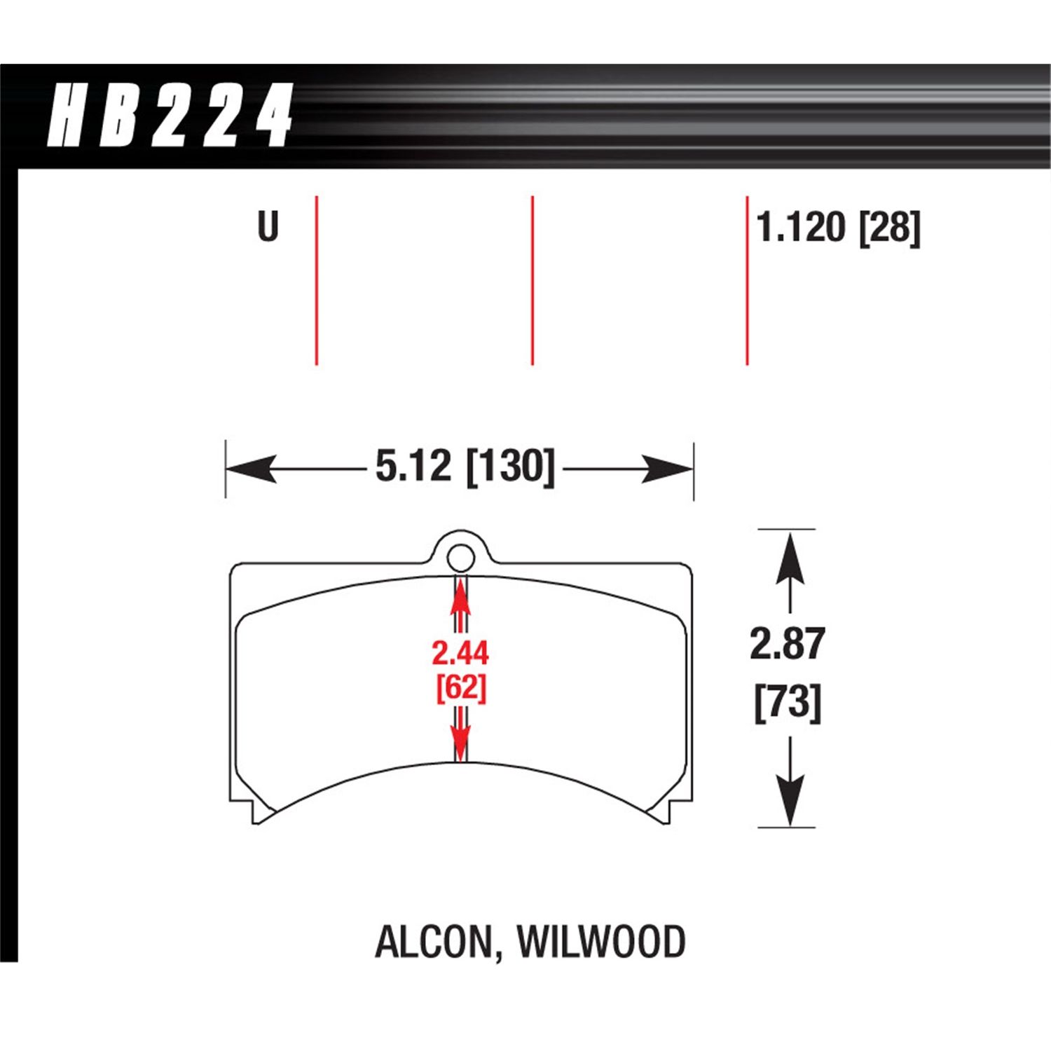 DTC-70 Disc Brake Pad