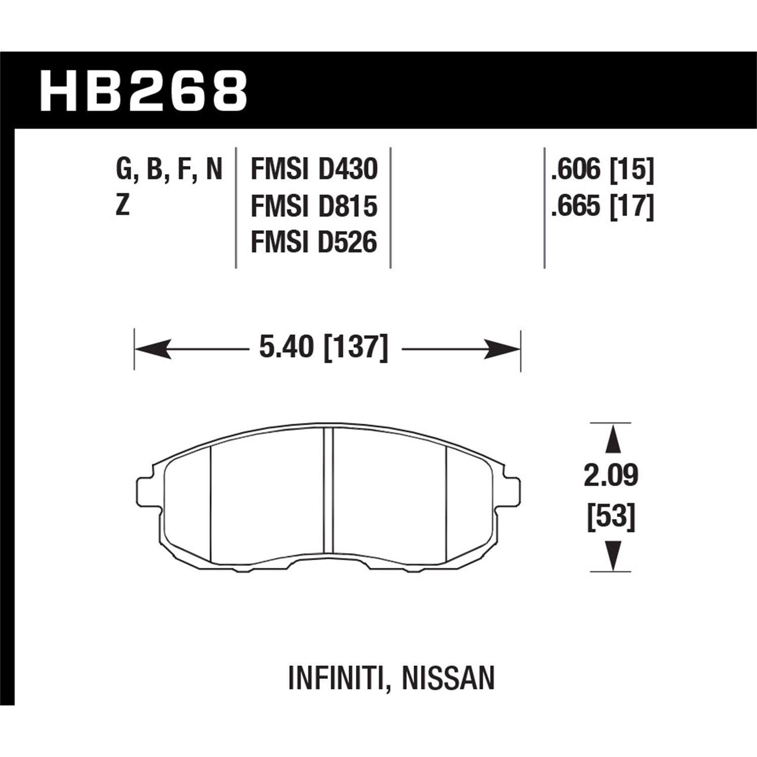 HPS 5.0 Disc Brake Pad