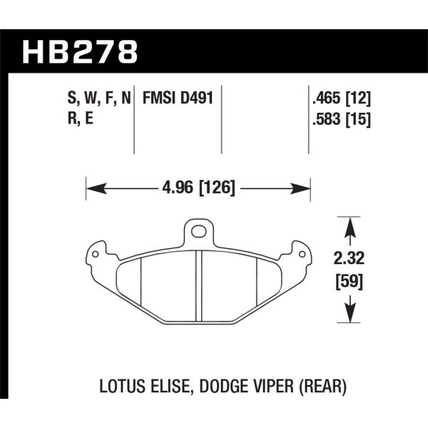 DTC-60 Disc Brake Pad