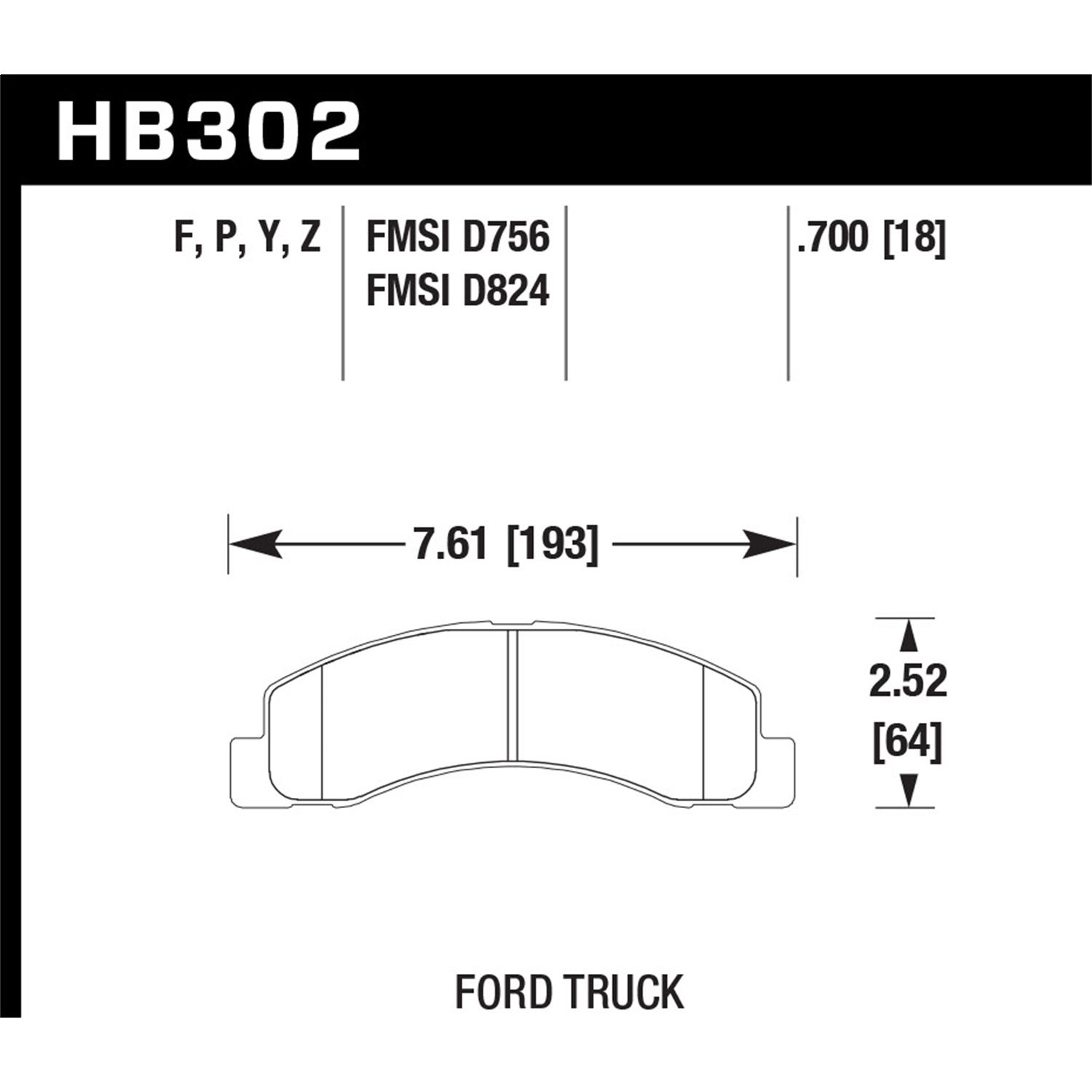 LTS Disc Brake Pad