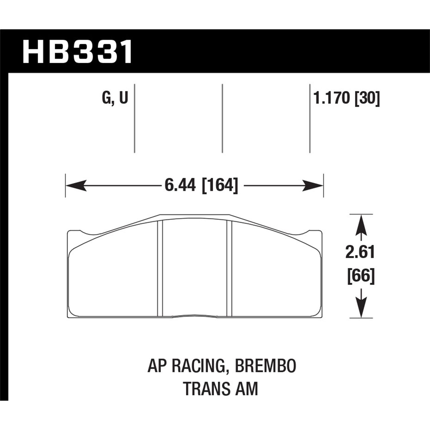 DTC-80 Disc Brake Pad