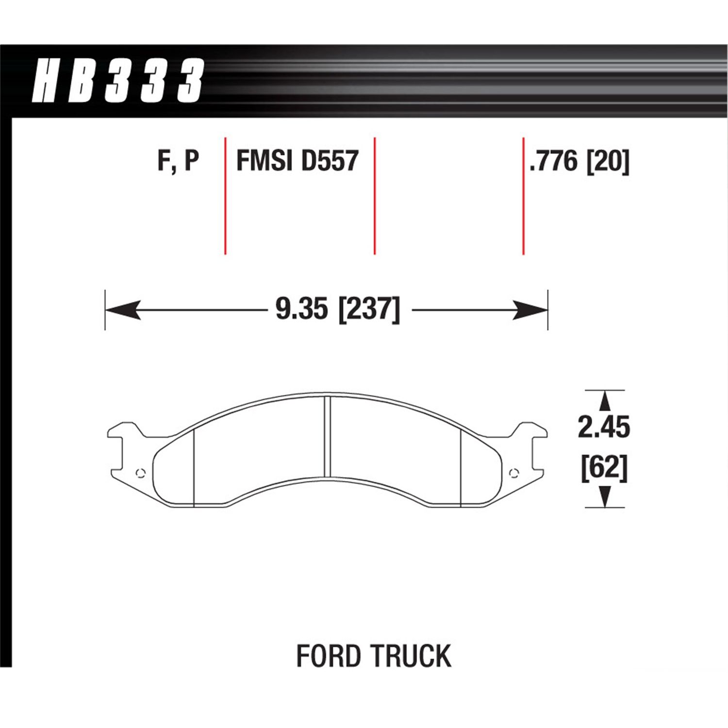 HPS Disc Brake Pad