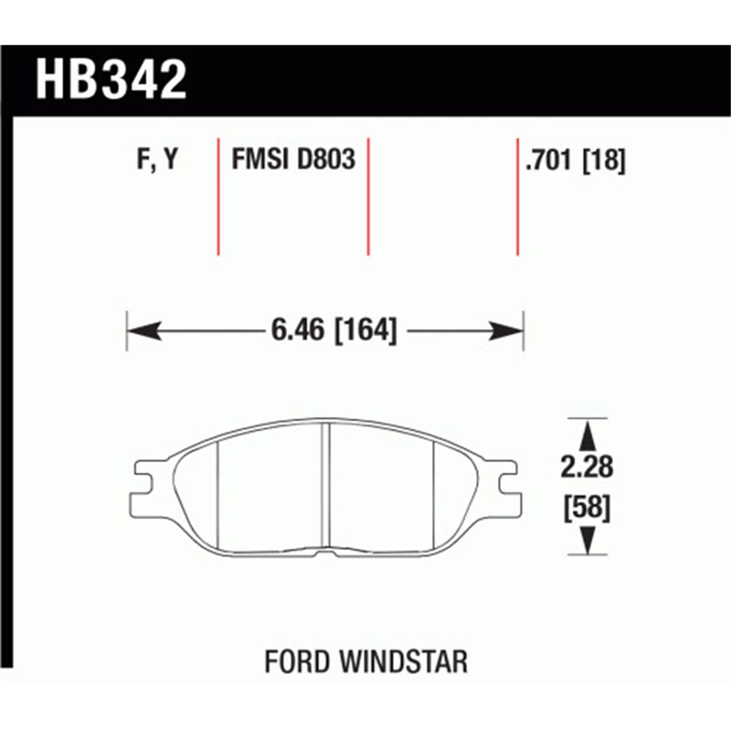 HPS Disc Brake Pad