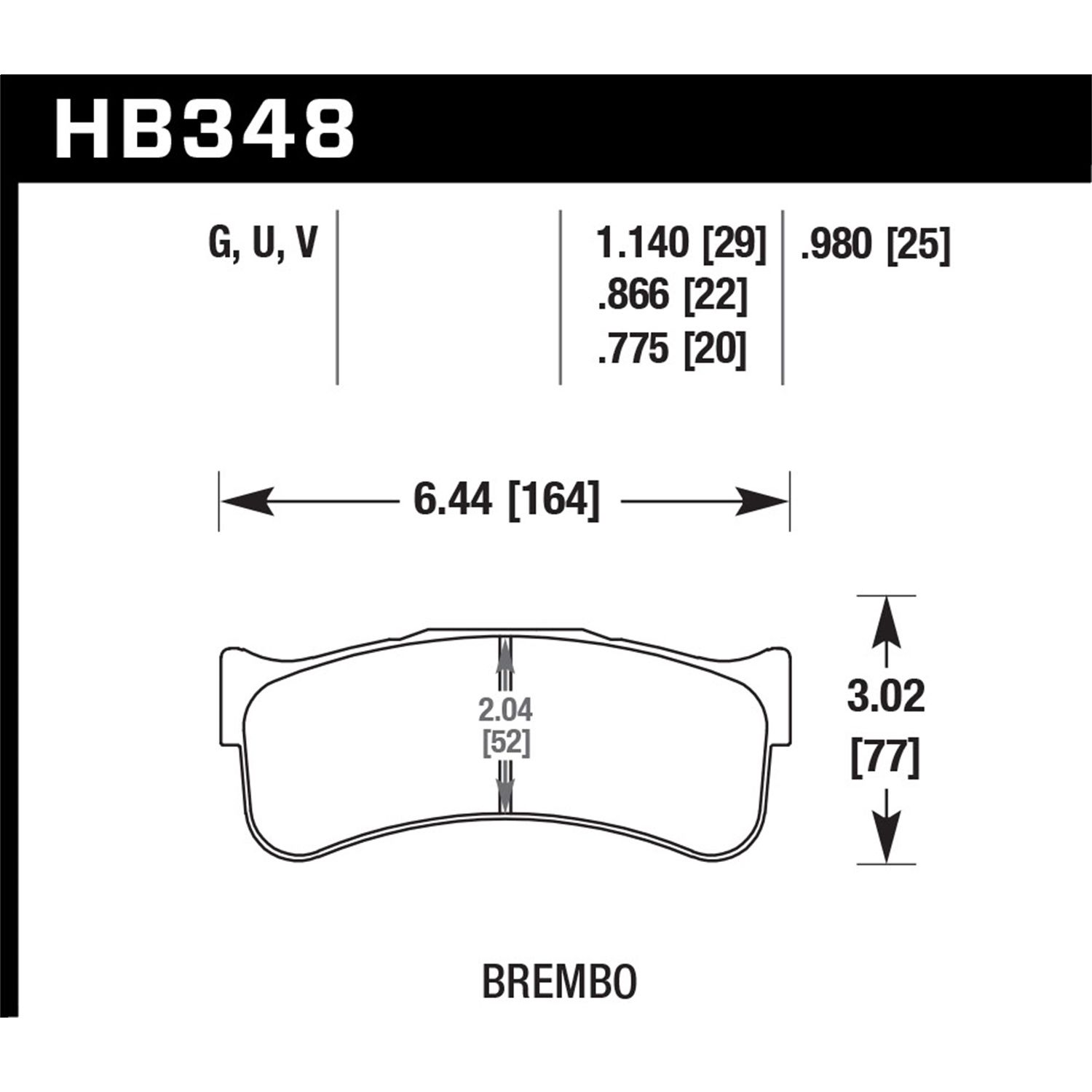 DTC-80 Disc Brake Pad