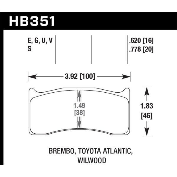 DTC-70 Disc Brake Pad
