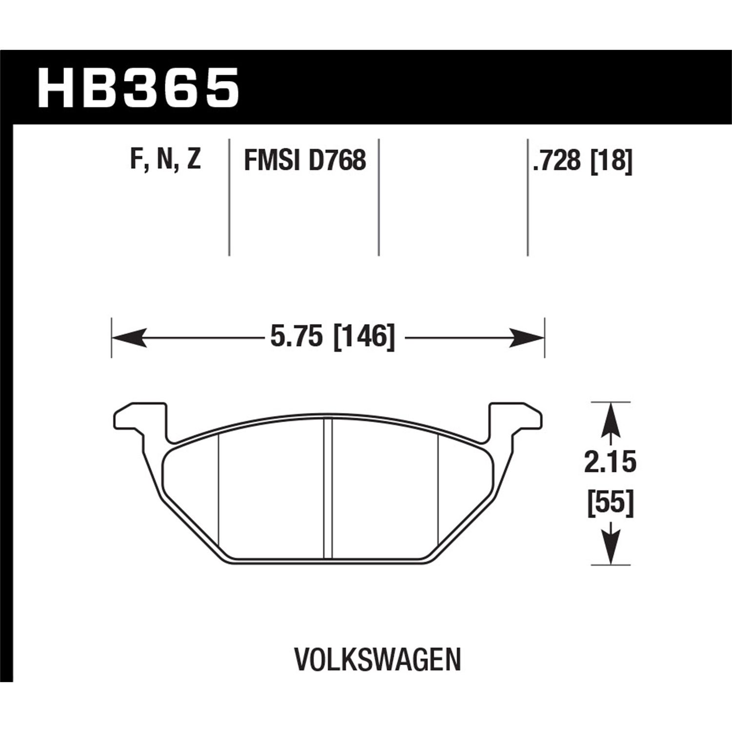 DTC-15 Disc Brake Pad
